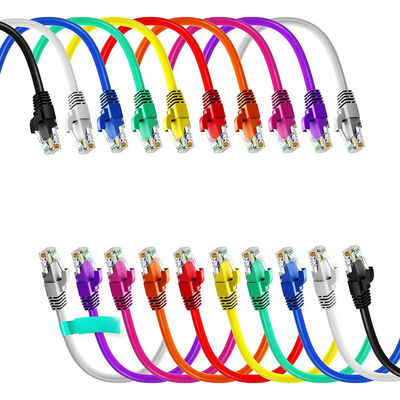 Подгонянный кабель заплаты локальных сетей Cat6A, гибкий провод FTP s тонкий с длиной 5m 1m
