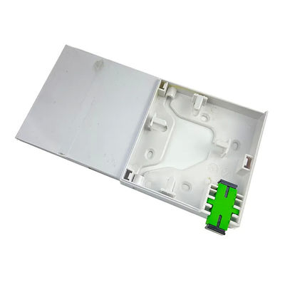 1 Core ABS FTTH Fiber Optic Terminal Box Invisible For Wall Socket