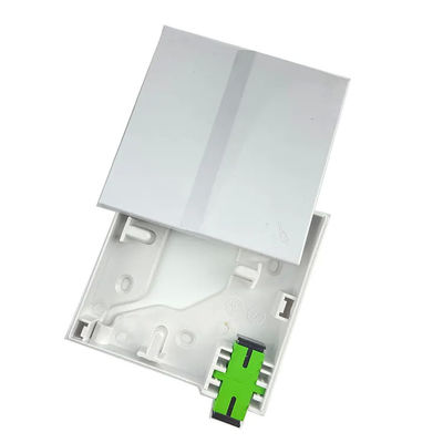 1 Core ABS FTTH Fiber Optic Terminal Box Invisible For Wall Socket