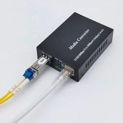 Gigabit Fiber Optic Media Converter 1000base Tx To 1000base Fx