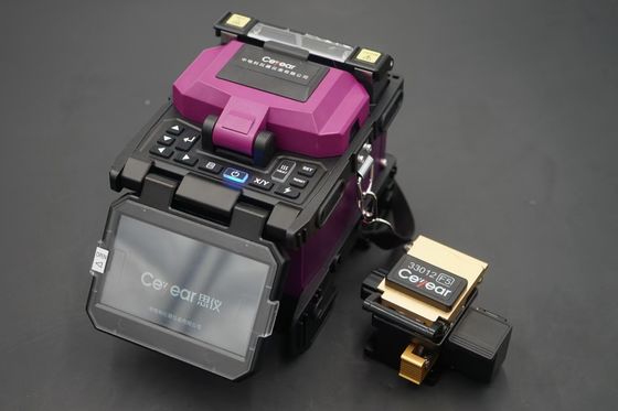 Multi Language Fiber Cable Accessories , 10s Optical Fiber Splicing Machine