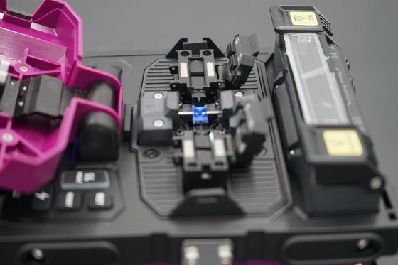 Multi Language Fiber Cable Accessories , 10s Optical Fiber Splicing Machine