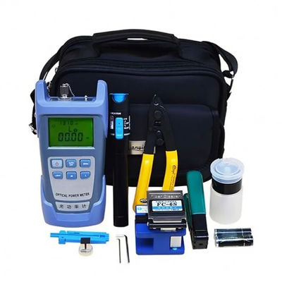 FTTX FTTH Fiber Cable Accessories Tool Kit With Optical Power Meter Visual Fault Locator