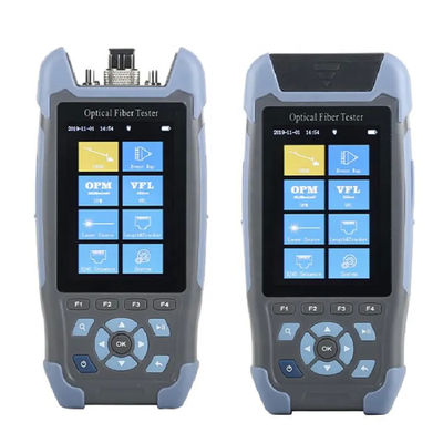 อุปกรณ์ทดสอบไฟเบอร์ OTDR ขนาดเล็ก, 12 In 1 Fiber Optic Reflectometer พร้อมหน้าจอสัมผัส