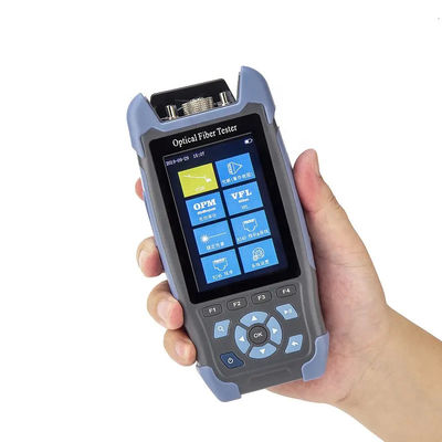 Mini OTDR Fiber Test Equipment , 12 In 1 Fiber Optic Reflectometer With Touch Screen