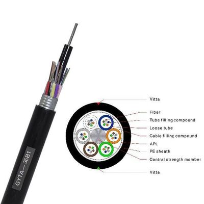 3.0mm Diameter Outdoor Fiber Optic Drop Cable OM4 For High Speed Network