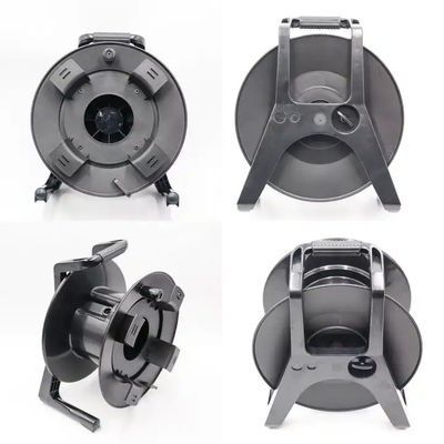 Black Outdoor Cable Rollers 300M 250M 200M 150M 100m LC To LC Fiber Patch Cord Extension Cable Reel